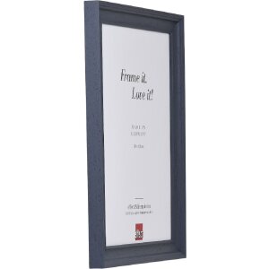 Cornice per foto in legno Effect Profilo 2420 Grigio 30x45 cm Vetro artificiale