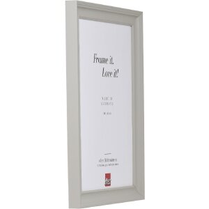 Cornice per foto in legno Effect Profil 2420 Grigio chiaro 50x70 cm Vetro trasparente