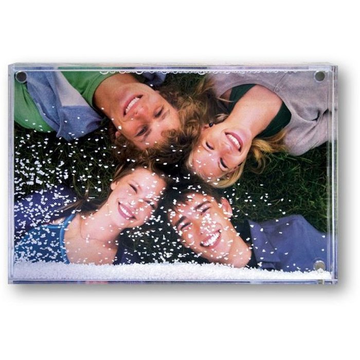 Shaker 10x15 cornice fiocchi di neve
