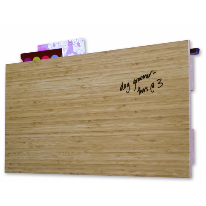 Pannello cancellabile a secco in bambù 60x30 cm iscrivibile