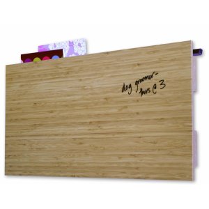 Pannello cancellabile a secco in bambù 60x30 cm...