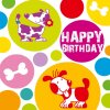 Mini biglietto Artebene Compleanno-Cani