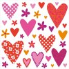 Mini card Artebene motivo cuore mix