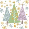 Mini biglietto Artebene Natale-Abete-Taupe