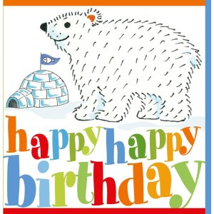 Mini card Art Level Orso polare-Bambini