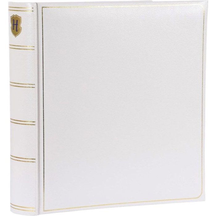 Henzo Album fotografico MEMORY bianco 28x30,5 cm 100 pagine bianche