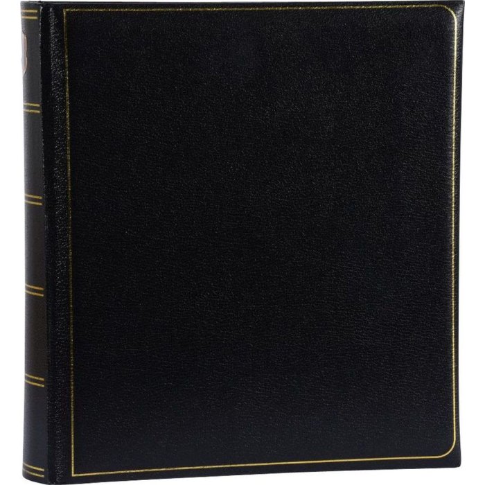 Henzo Album fotografico MEMORY nero 28x30,5 cm 100 pagine bianche