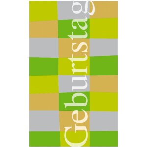 Biglietto di auguri per il compleanno Cosmopolitans verde