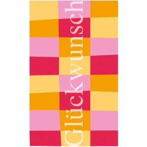 Biglietto dauguri Cosmopolitan rosso