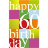 Biglietto di auguri per il 60° compleanno