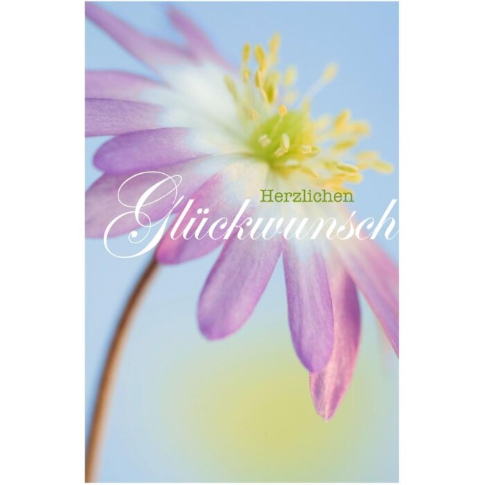 Carta Artebene Foil-Congratulazioni-Anemone