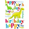 Artebene Card Embossing-Compleanno-Dino