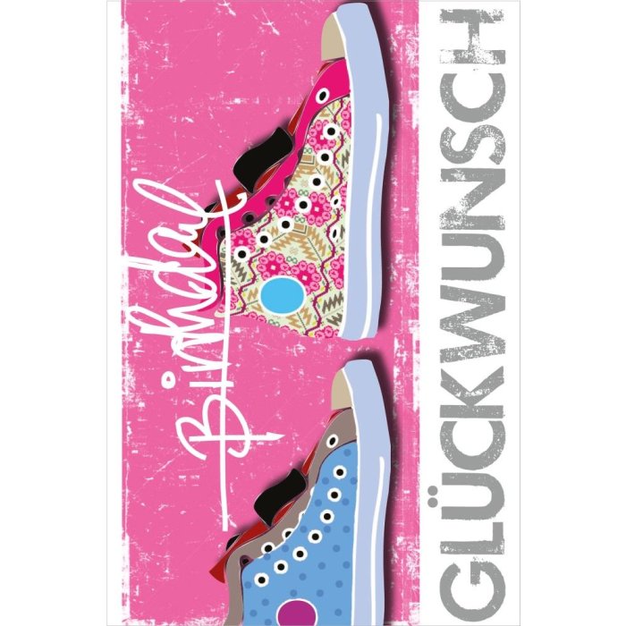 Artebene card embossing-compleanno-sneakers