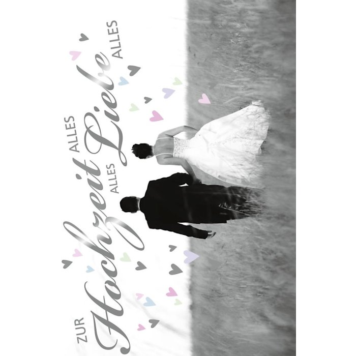 Art Level Card Embossing-Matrimonio-Sposo-Campo