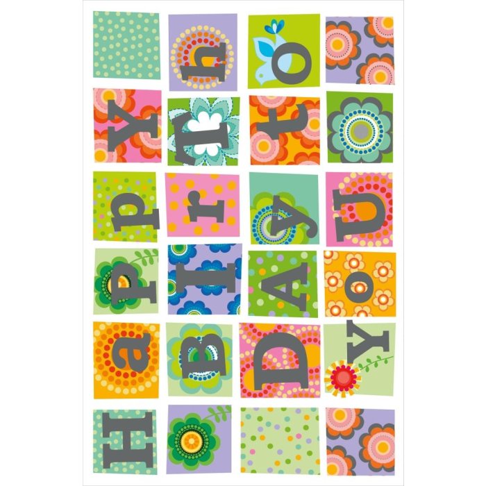 Artebene Card Embossing-Birthday-Flower Power