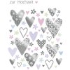 Artebene card embossing-wedding-hearts-pattern mix