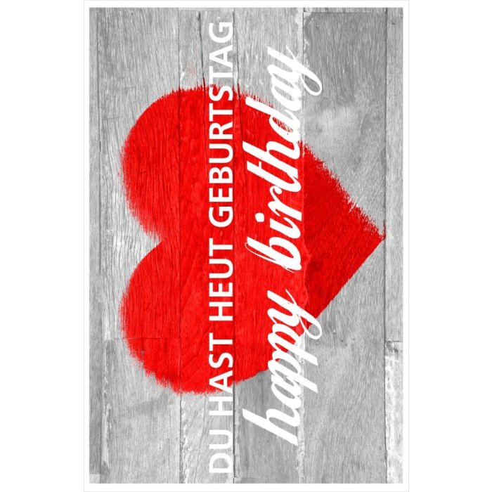 Artebene card foil-compleanno-cuore