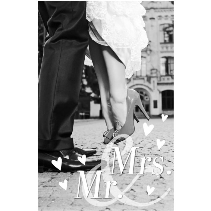 Artebene Card Embossing-Wedding-Mr. and Mrs.