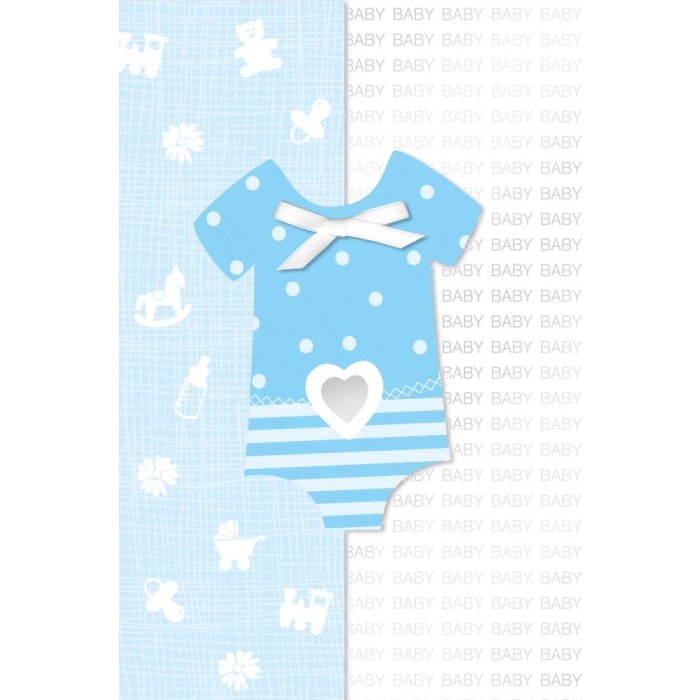 Carta Artebene goffrata-bambino-blu