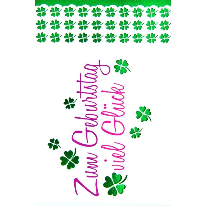 Carta Art Level Emboss-Birthday-Cloverleaf-Laser