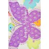 Artebene Biglietto Compleanno-Farfalla-Glitter