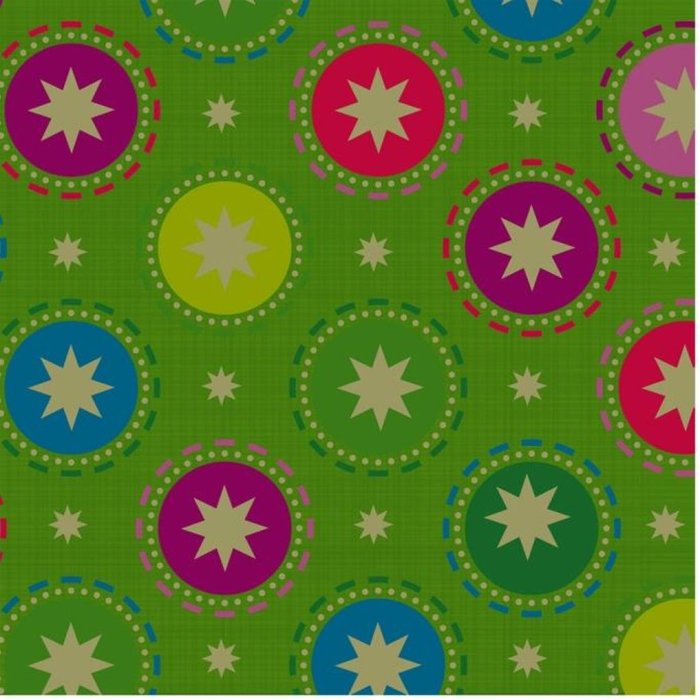 Tovaglioli di carta punti-stelle-verde
