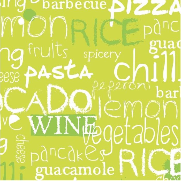 Tovaglioli di carta Culinaria verde chiaro