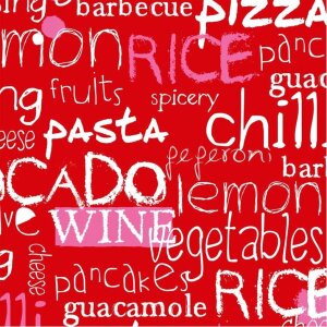 Tovaglioli di carta Culinaria rosso