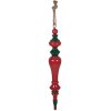 Appendi decorativo Clayre & Eef 5Y1403 Natale Rosso-Verde Ø 9x65 cm