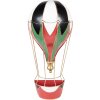 Decorazione mongolfiera Clayre & Eef 5Y1407 Rosso-Bianco 26x14x62 cm