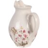 Brocca decorativa in ceramica Clayre & Eef 6CE2235S Beige-Rosa 16x12x19 cm