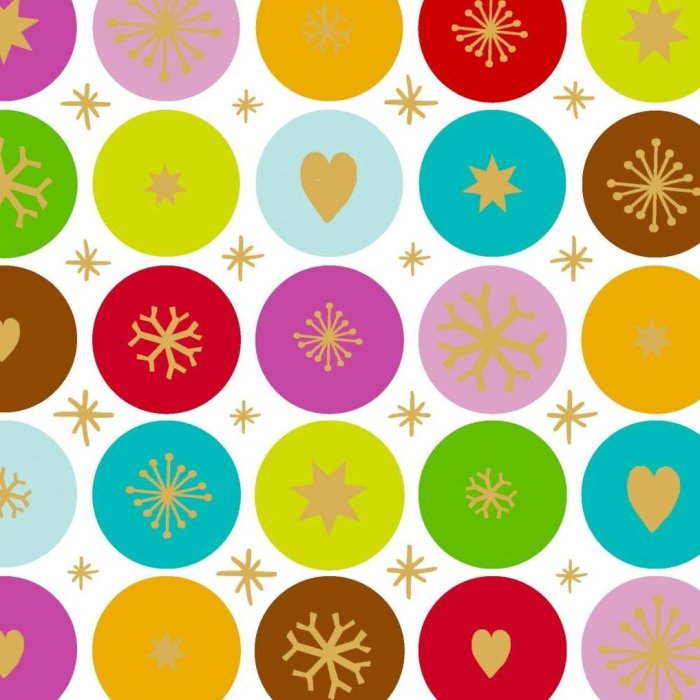 Tovaglioli di carta Dots-Icons-bianco-multic.