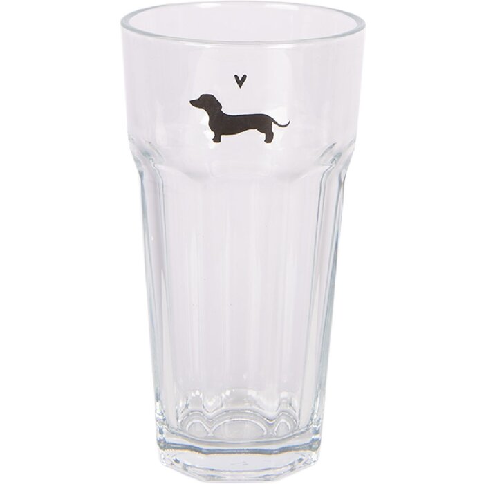 Bicchiere da bevanda Clayre & Eef PWSGL0009 Trasparente 8 cm Ø 15 cm 320 ml