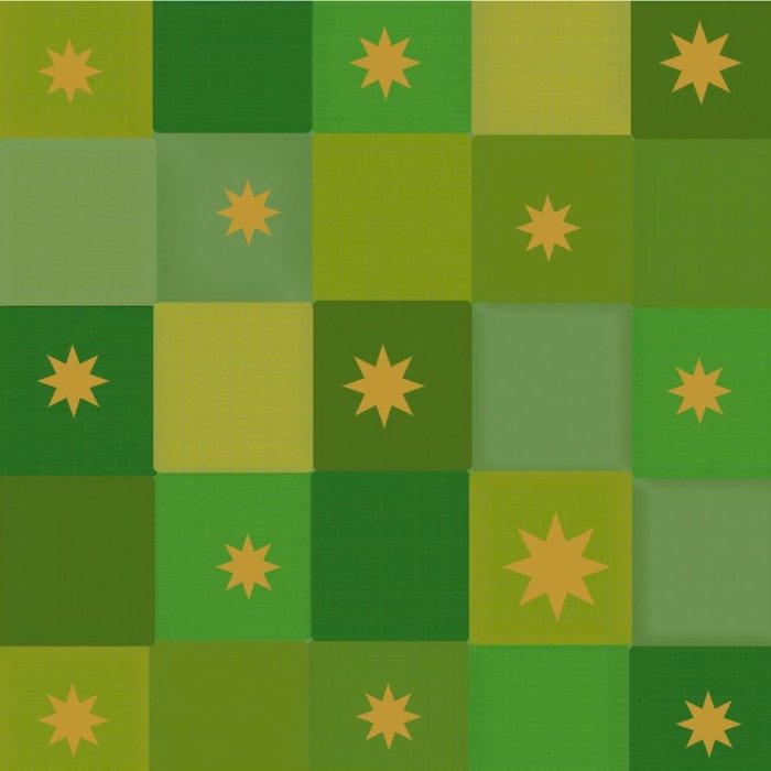 Tovaglioli di carta a quadretti-verdi