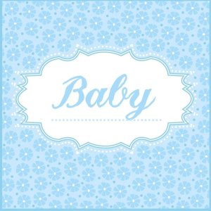 Tovaglioli di carta bambino-blu