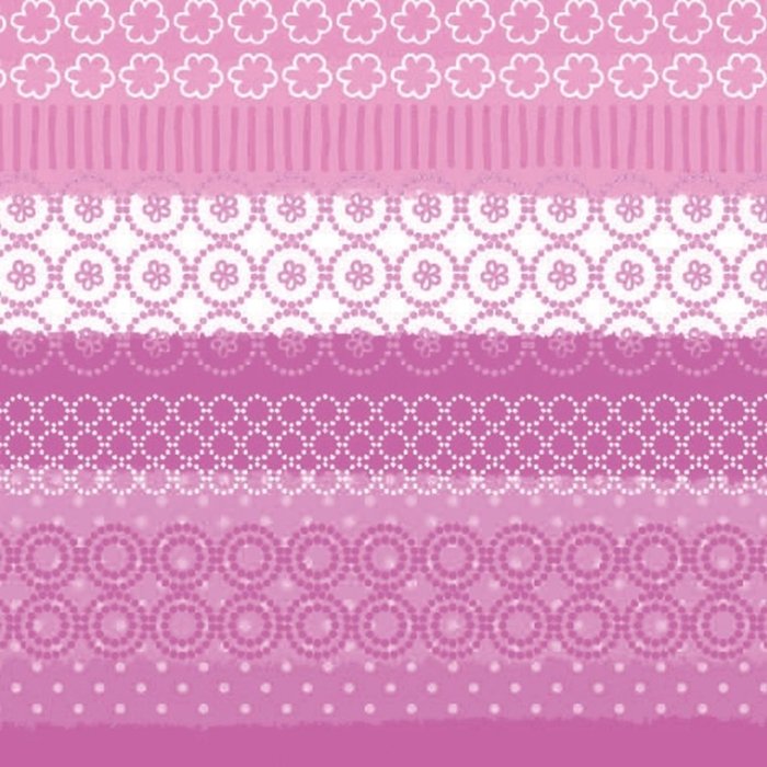 Tovaglioli di carta fantasia mista-strisce-rosa