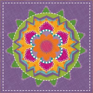 Tovaglioli di carta Kaleido-Plum