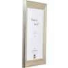 Cornice per foto in legno Effect Profilo 95 Argento 50x100 cm Vetro museo