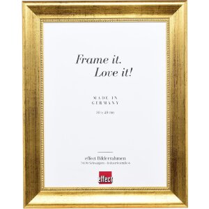 Cornice per foto in legno profilo 95 oro 40x60 cm con...