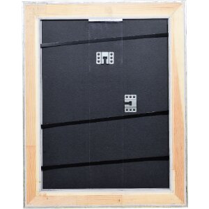 Cornice per foto in legno Effect Profilo 95 Argento 40x50 cm con vetro museale