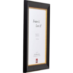 Cornice per foto in legno Effect Profilo 95 Nero 25x70 cm Vetro museale