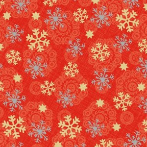Tovaglioli di carta Ice Star-Rosso-Oro