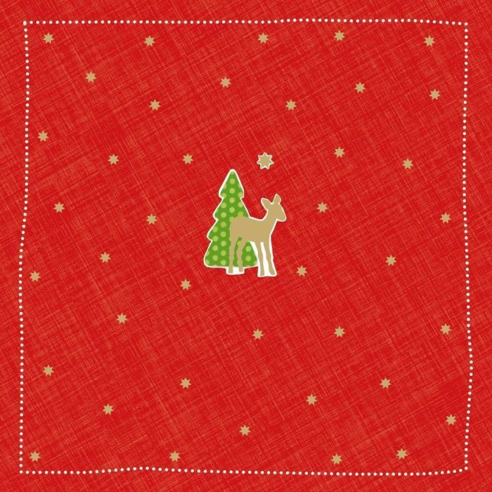 Tovaglioli di carta ARTEBENE Bambi-piccolo-rosso