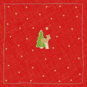 Tovaglioli di carta ARTEBENE Bambi-piccolo-rosso