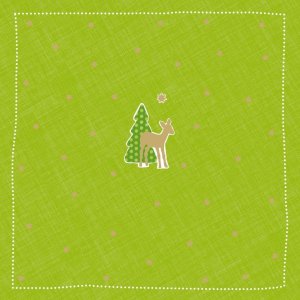 Tovaglioli di carta Bambi-piccolo-verde