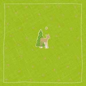 Tovaglioli di carta Bambi-piccolo-verde