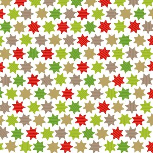 Tovaglioli di carta Stelle-Rosso-Bianco-Verde