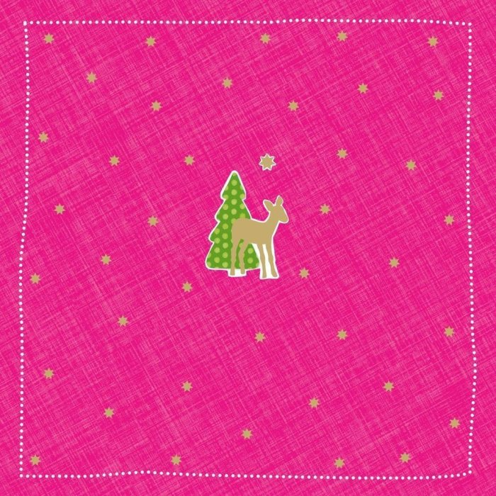 Tovaglioli di carta Bambi-piccolo-rosa