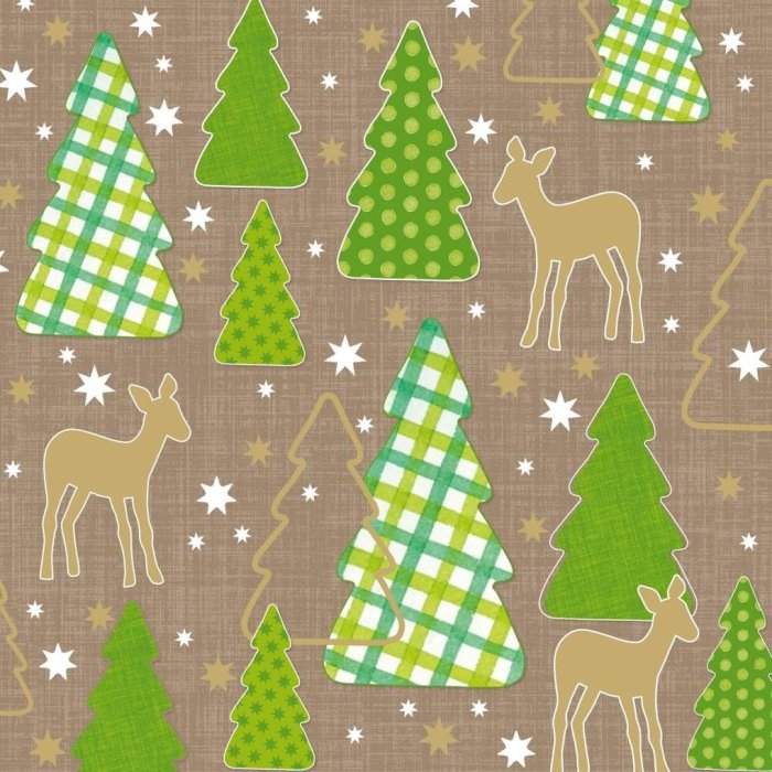 Tovaglioli di carta Bambi-taupe