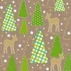 Tovaglioli di carta Bambi-taupe